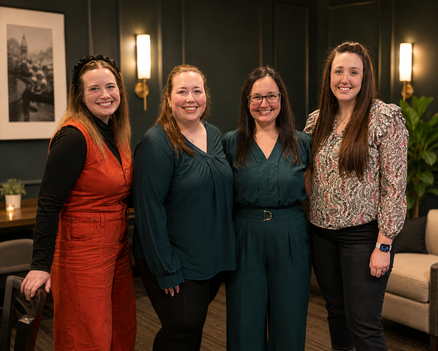 Four Wand & Compass team members together