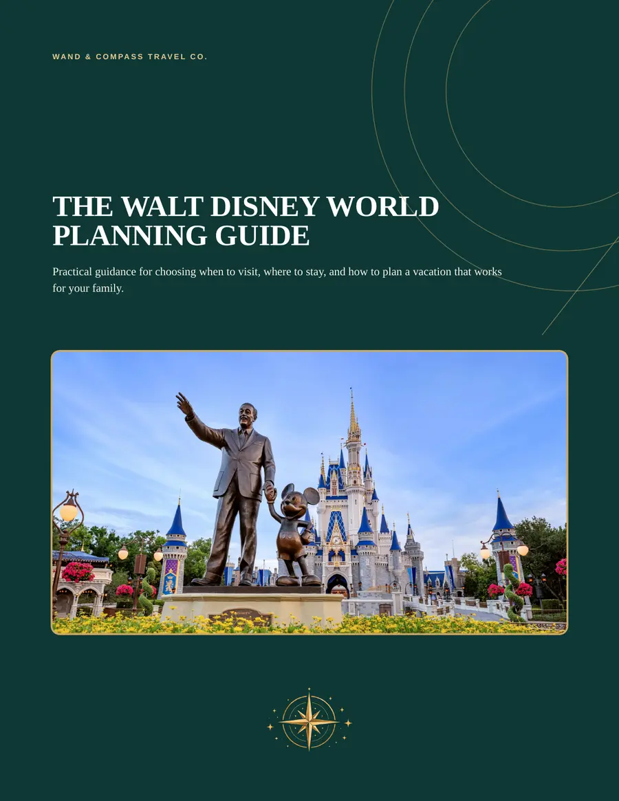 Cover of the Wand and Compass Walt Disney World Planning Guide